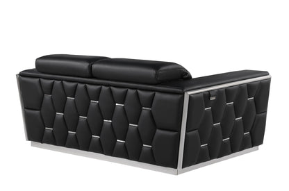 1111 - Leather Loveseat