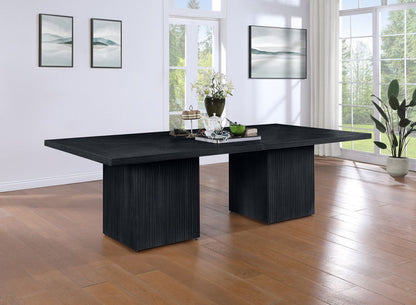 Belinda - Wood Modular Dining Table - Black
