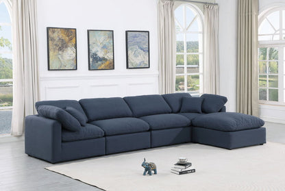 Indulge - Linen 5 Piece Modular Sectional With Chaise