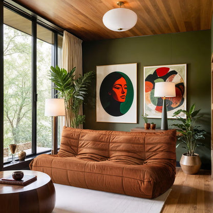 Relax - Velvet 77.75" Upholstered Sofa