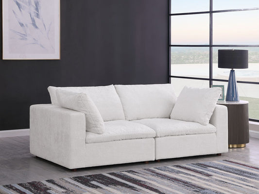 1100 - Modular Loveseat - Pearl