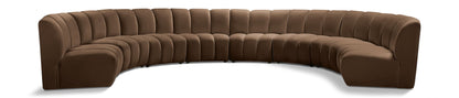 Infinity - 8 Piece Velvet Modular Sectional