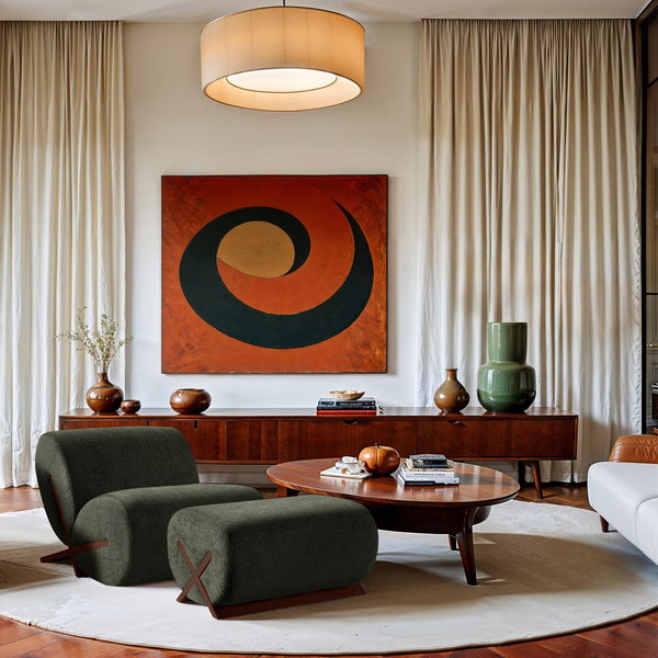 Akira - Fabric Upholstered Ottoman