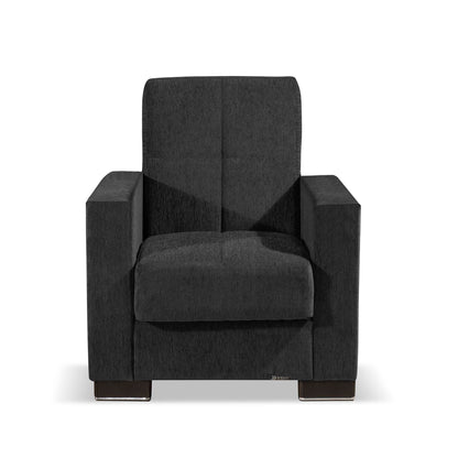 Ottomanson Armada - Upholstered Convertible Armchair With Storage - Chenille