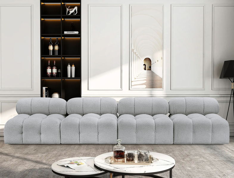 Ames - 4 Seat Modular Armless Sofa