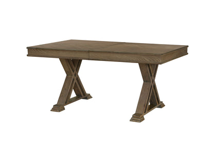 D2974 - Dining Table With Extensions - Dark Brown