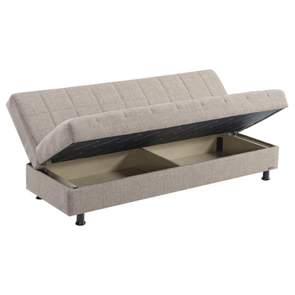 Ottomanson Sasta - Convertible Sofabed With Storage - Living Room Furniture - Bedroom Couch For Small Rooms - Studio Apartment Essentials