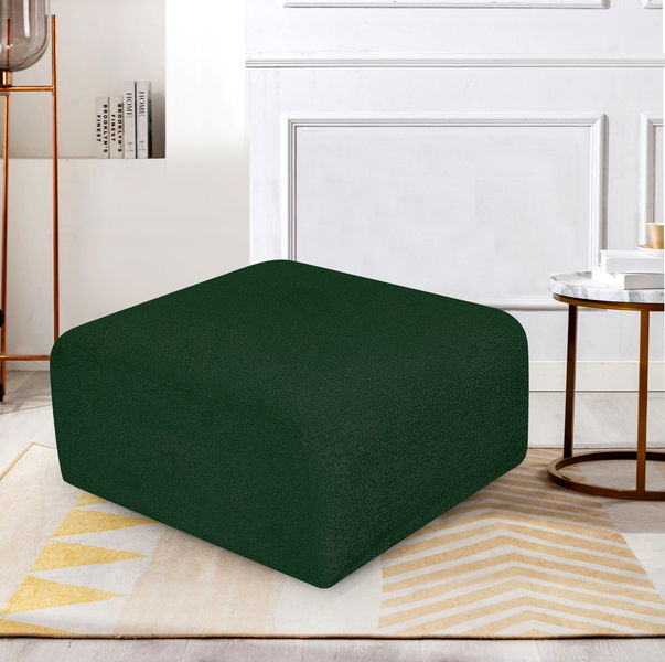 Arc - Boucle Fabric Ottoman