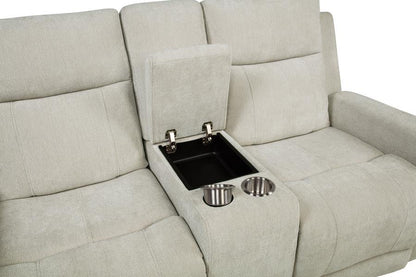 Kennett - Chenille Upholstered Power Reclining Loveseat