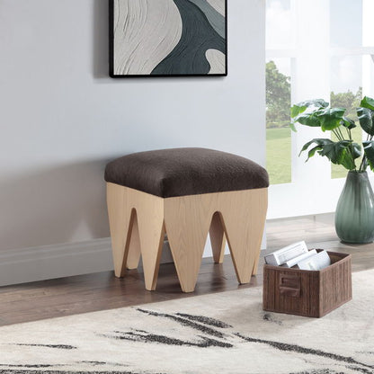 Altair - Fabric Bench - Light Brown Base