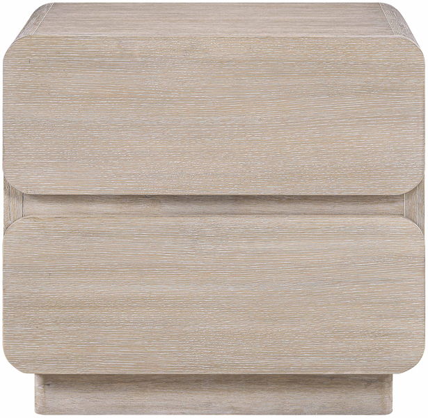 Adagio - Solid Wood And Oak Veneer Nightstand - Natural