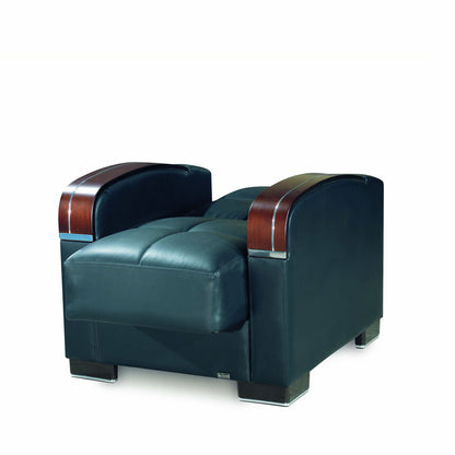 Ottomanson Mobimax - Upholstered Convertible Armchair With Storage