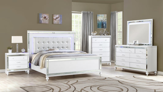 Sterling White - Full 5 Piece Bedroom Set