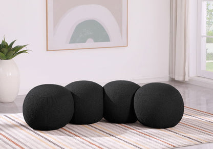 Apollo - Boucle Fabric Bench