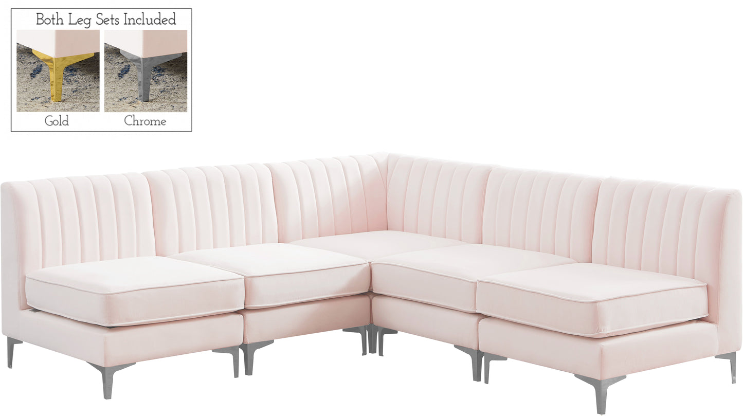 Alina - 5 Piece Armless Sectional