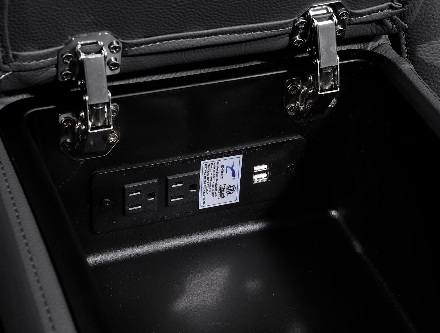 1224 - 6-Piece Modular Power Reclining Sofa And Console Loveseat Set In With 5 Power Recliners & Power Headrests