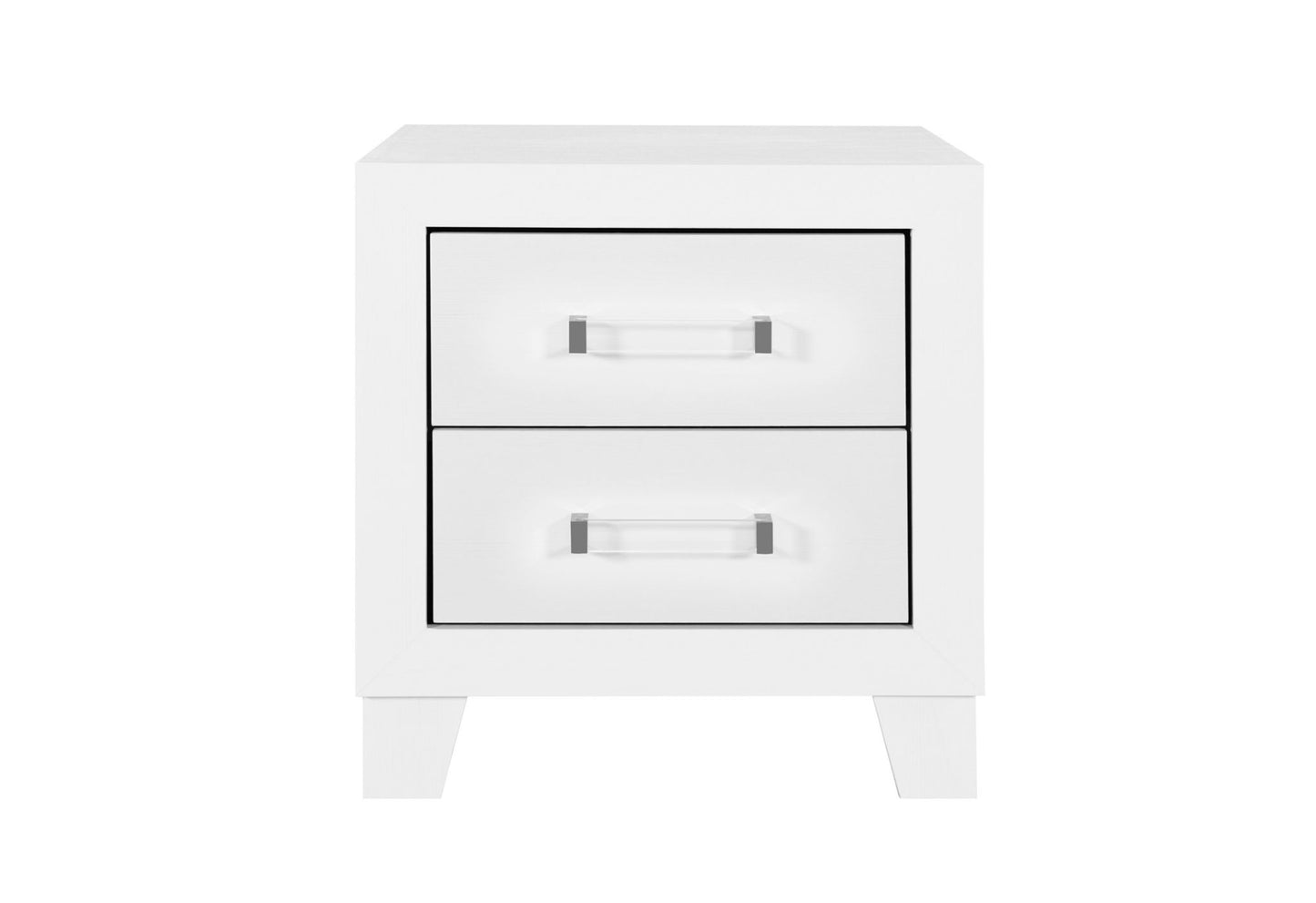 Luccia - 5 Piece Twin Bedroom Set With LED - White