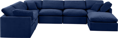 Indulge - Velvet 7 Piece Modular Sectional