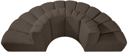 Arc - Boucle Fabric 4 Piece Modular Sofa