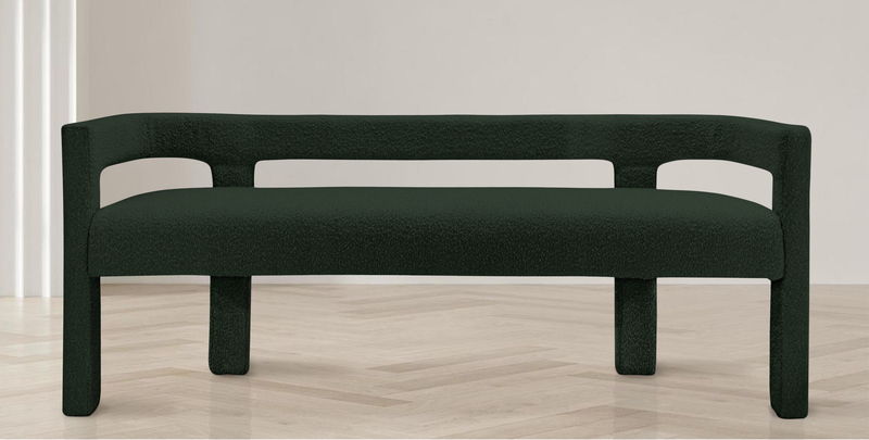 Athena - Boucle Fabric Bench