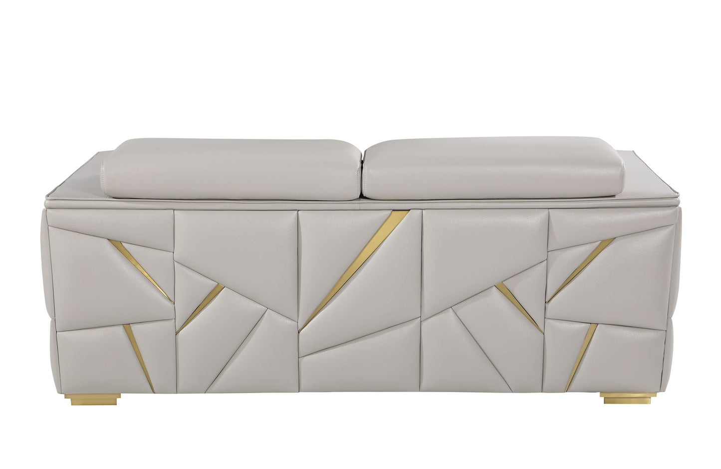 1120 - Leather Loveseat