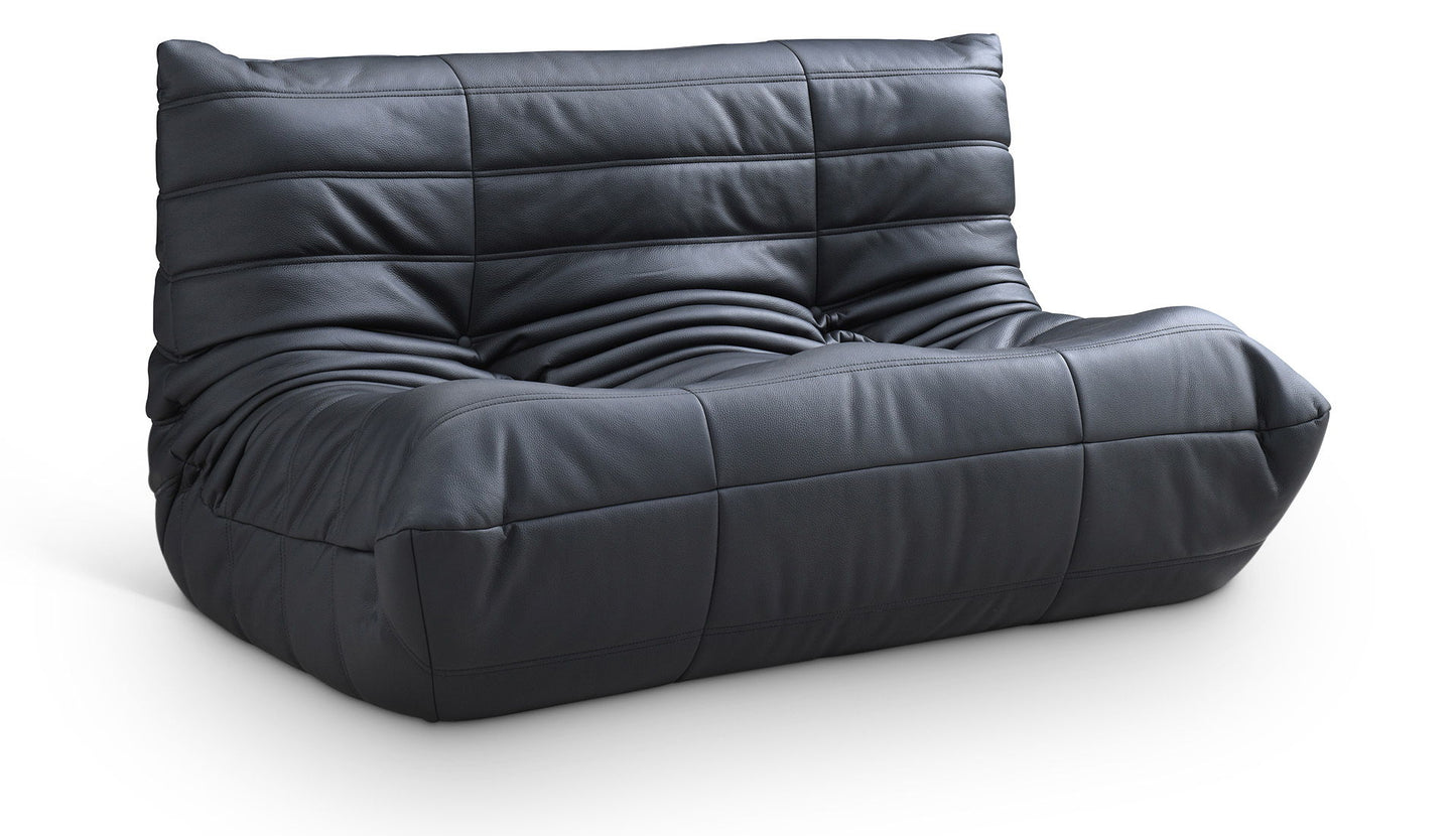 Relax - Vegan Leather 54.75" Upholstered Loveseat