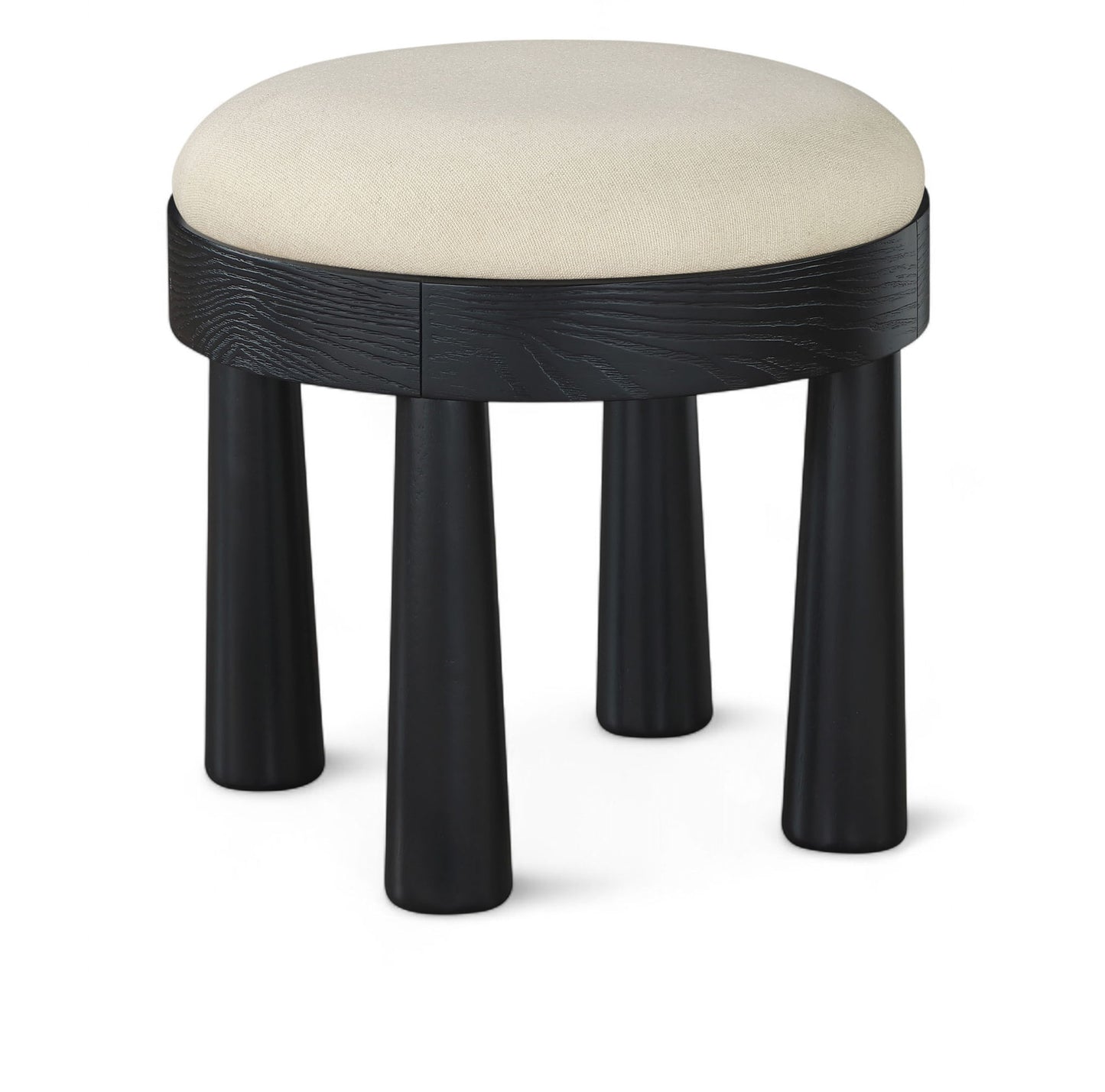 Larea - Upholstered Ottoman - Cream