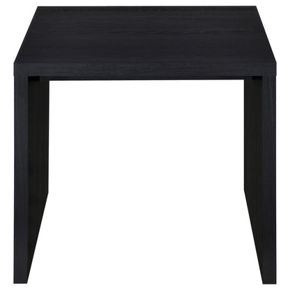 Knapp - Engineered Wood Square Side End Table - Black