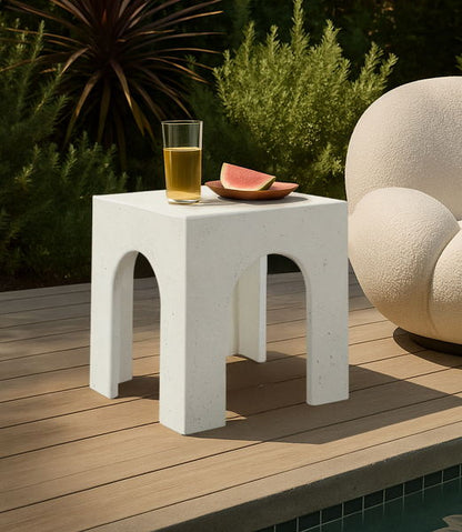Renza - Concrete And Fiberglass Indoor / Outdoor Table