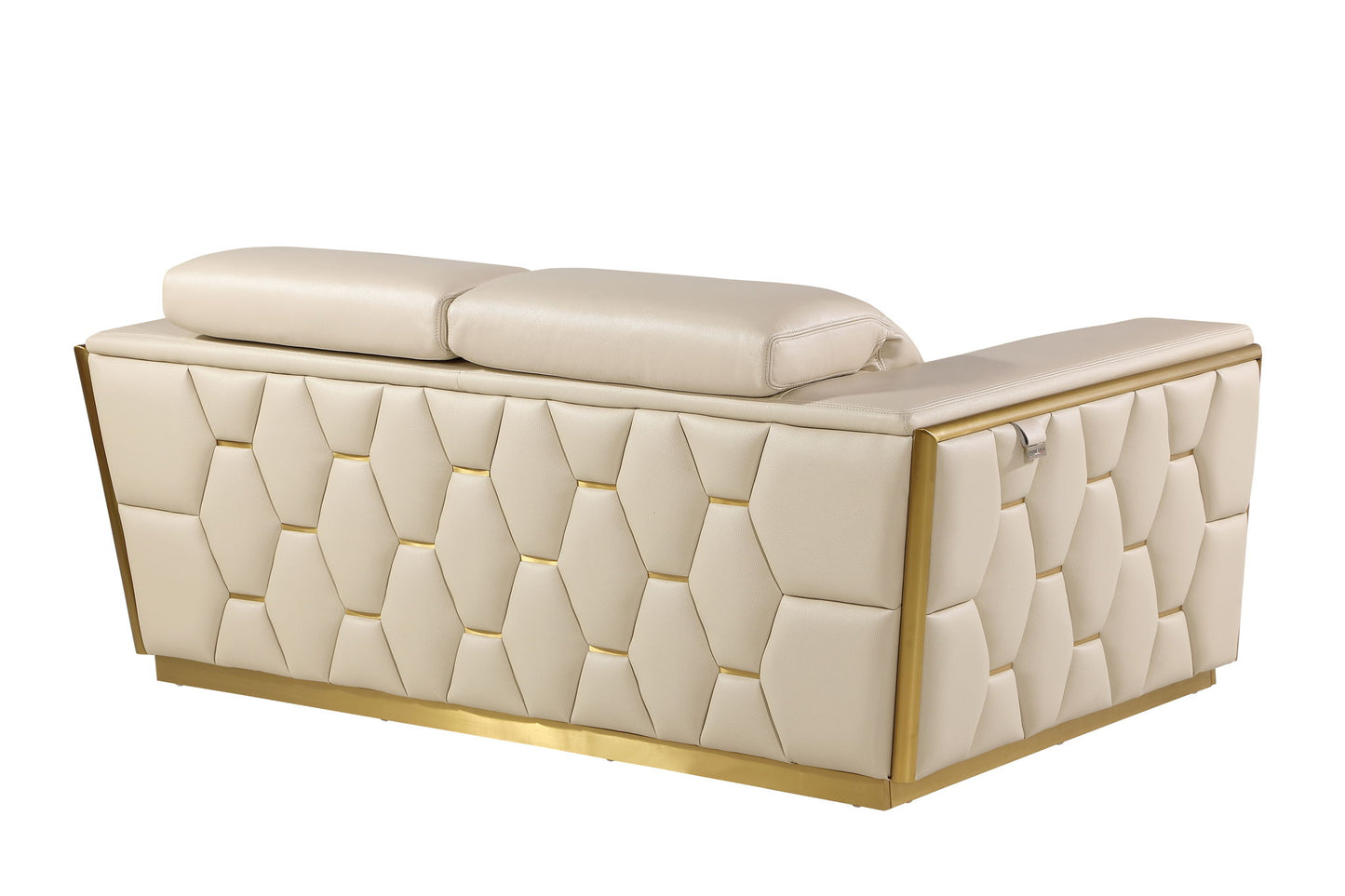 1111 - Leather Loveseat