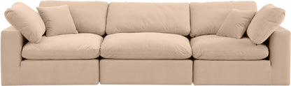 Comfy - Velvet Modular Sofa 3 Seats