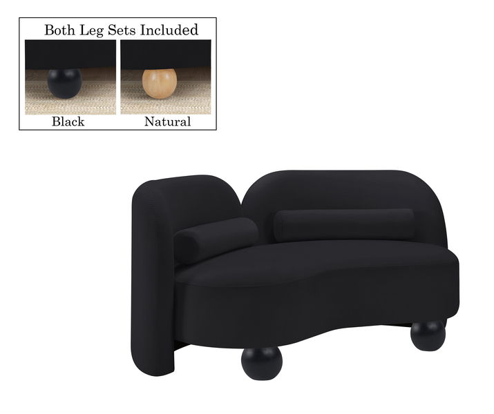 Daphne - Velvet Loveseat