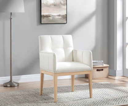 Adrian - Dining Arm Chair (Set of 2) - Light Brown Legs
