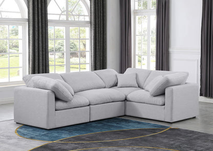 Indulge - Linen 4 Piece Modular Corner Sectional
