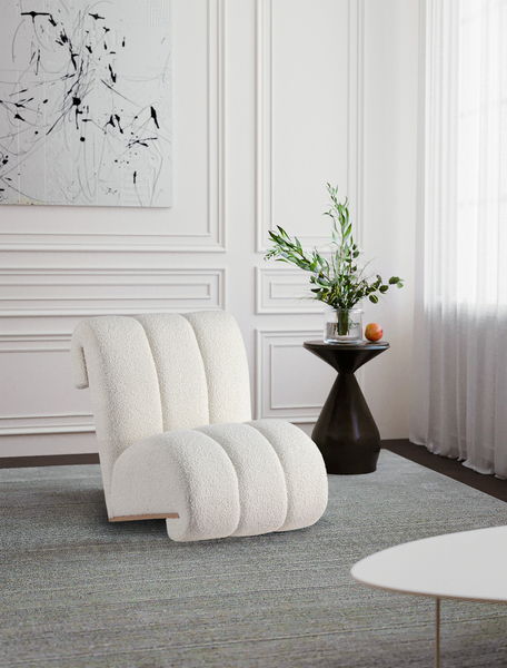 Swoon - Accent Chair With Natural Base