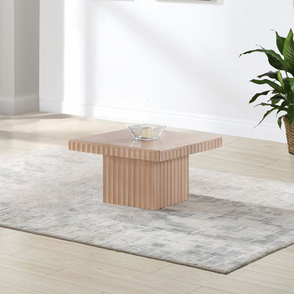 Spencer - 12" Oak Veneer Coffee Table
