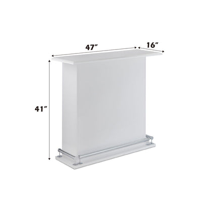 Kite - Bar Table - White High Gloss