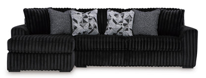 Midnight-Madness 2-Piece Sectional Sofa with Chaise