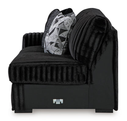 Midnight-Madness 2-Piece Sectional Sofa with Chaise