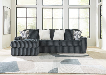 Midnight-Madness 2-Piece Sectional Sofa with Chaise