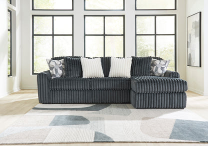 Midnight-Madness 2-Piece Sectional Sofa with Chaise
