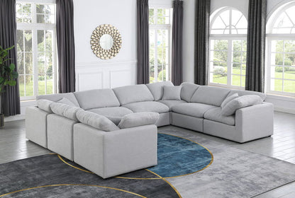 Indulge - Linen 8 Piece Modular Sectional
