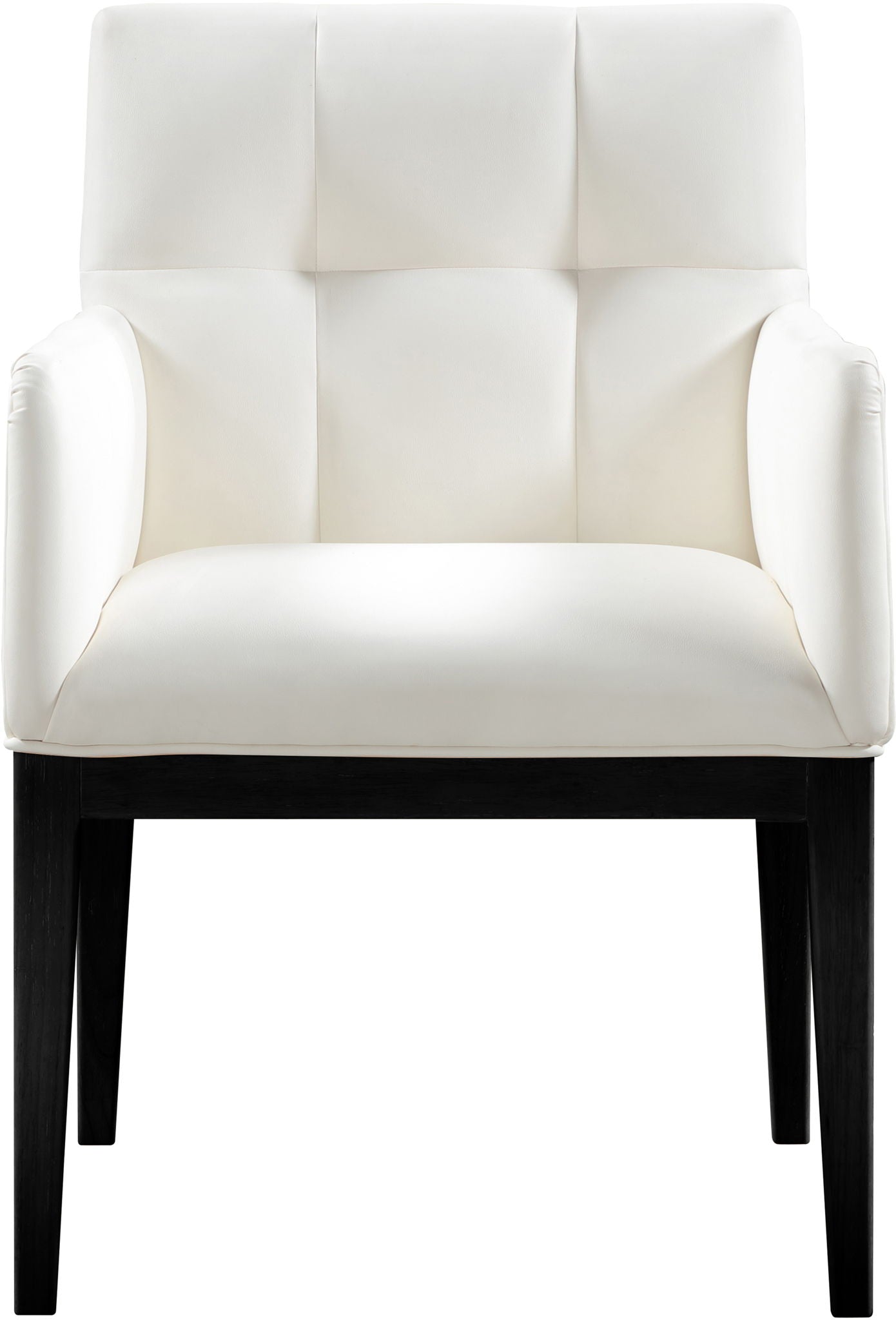 Adrian - Dining Arm Chair (Set of 2) - Black Legs