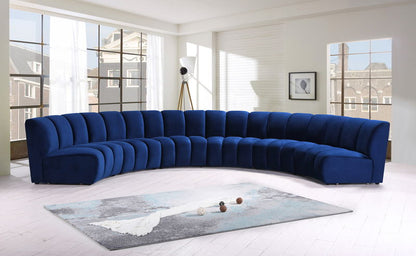 Infinity - 6 Piece Velvet Modular Sectional