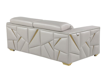 1120 - Leather Loveseat