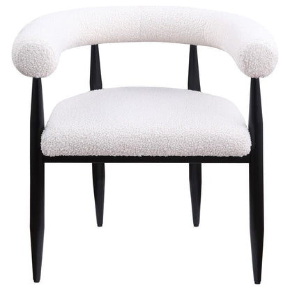 Dunmore - Boucle Upholstered Dining Arm Chair (Set of 2)