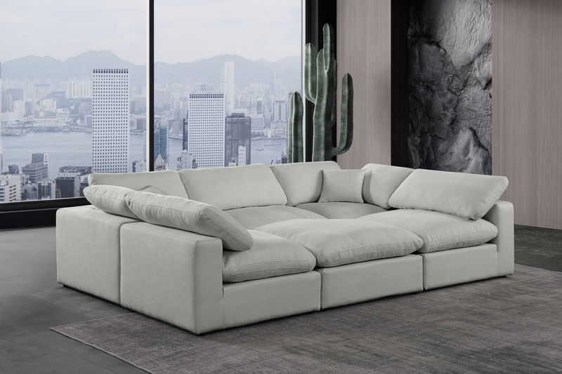 Comfy - 6 Piece Linen Sectional