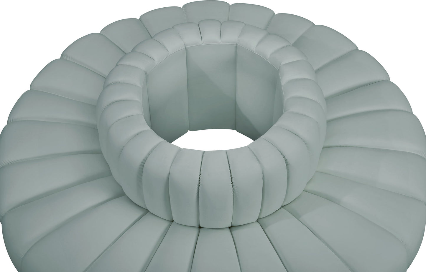 Arc - Faux Leather 8 Piece Round Modular Sofa