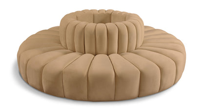 Arc - Velvet 8 Piece Round Modular Sofa