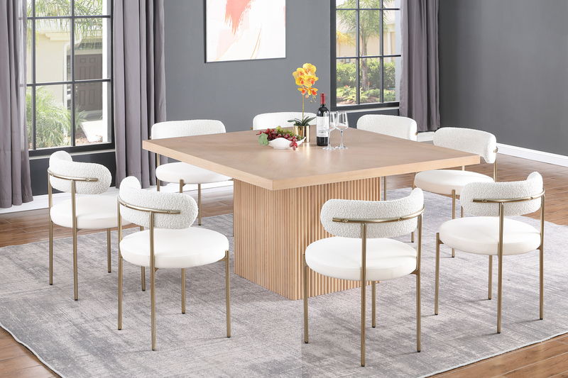 Belinda - Oak Veneer And Solid Wood Table